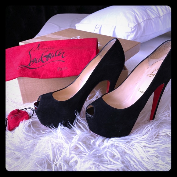CHRISTIAN LOUBOUTIN HIGHNESS 160 peep toe 39.5 - Picture 4 of 6
